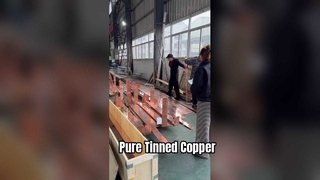 Factory Direct Tinned Copper Busbar High Purity